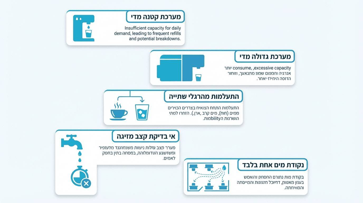 פתרונות מים למשרד: המדריך המלא לבחירת מערכת מים לעובדים ולעסק