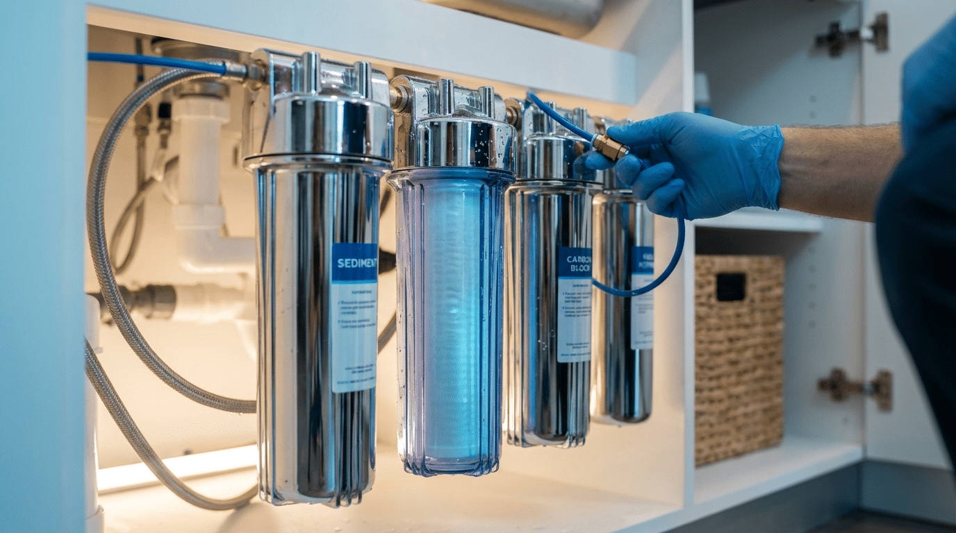 השוואת תחזוקת מערכת אוסמוזה הפוכה