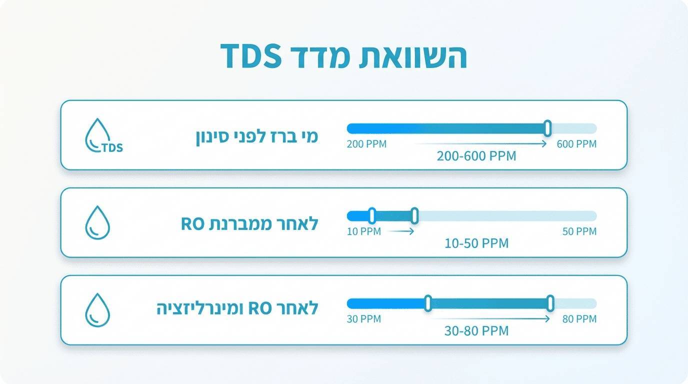 איך בודקים אם מערכת אוסמוזה הפוכה עובדת