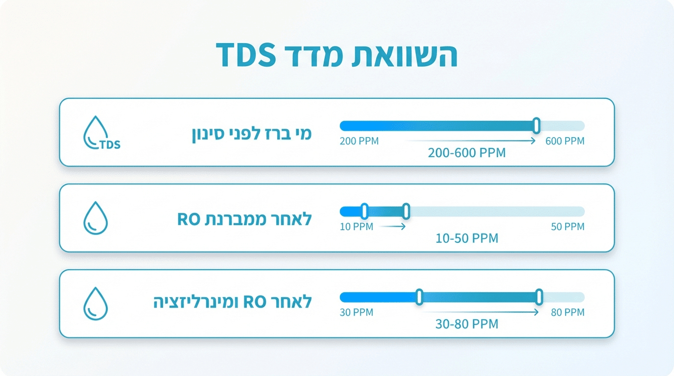 איך בודקים אם מערכת אוסמוזה הפוכה עובדת