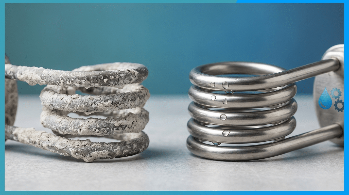 השפעת אבנית על ברי מים - משקעי סידן ומגנזיום