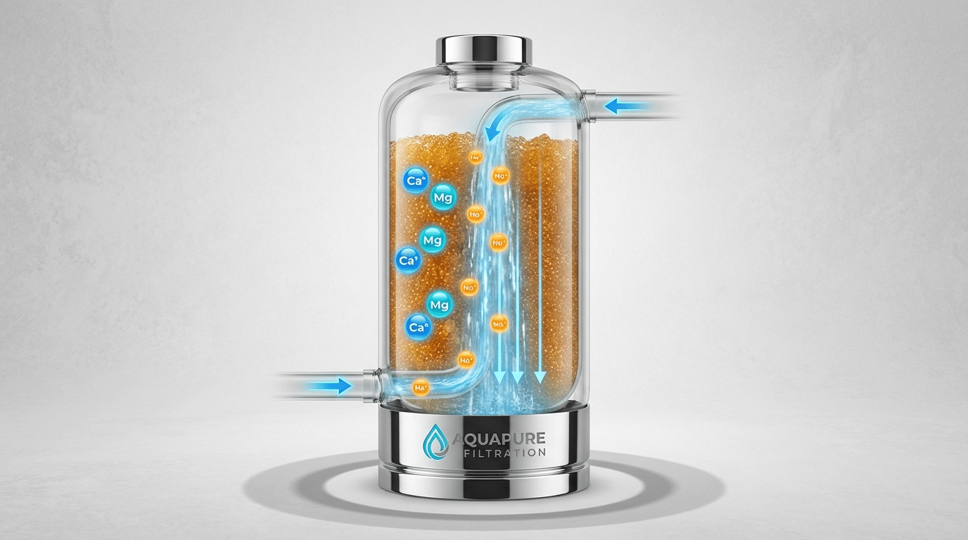 תהליך חילוף יונים במרכך מים