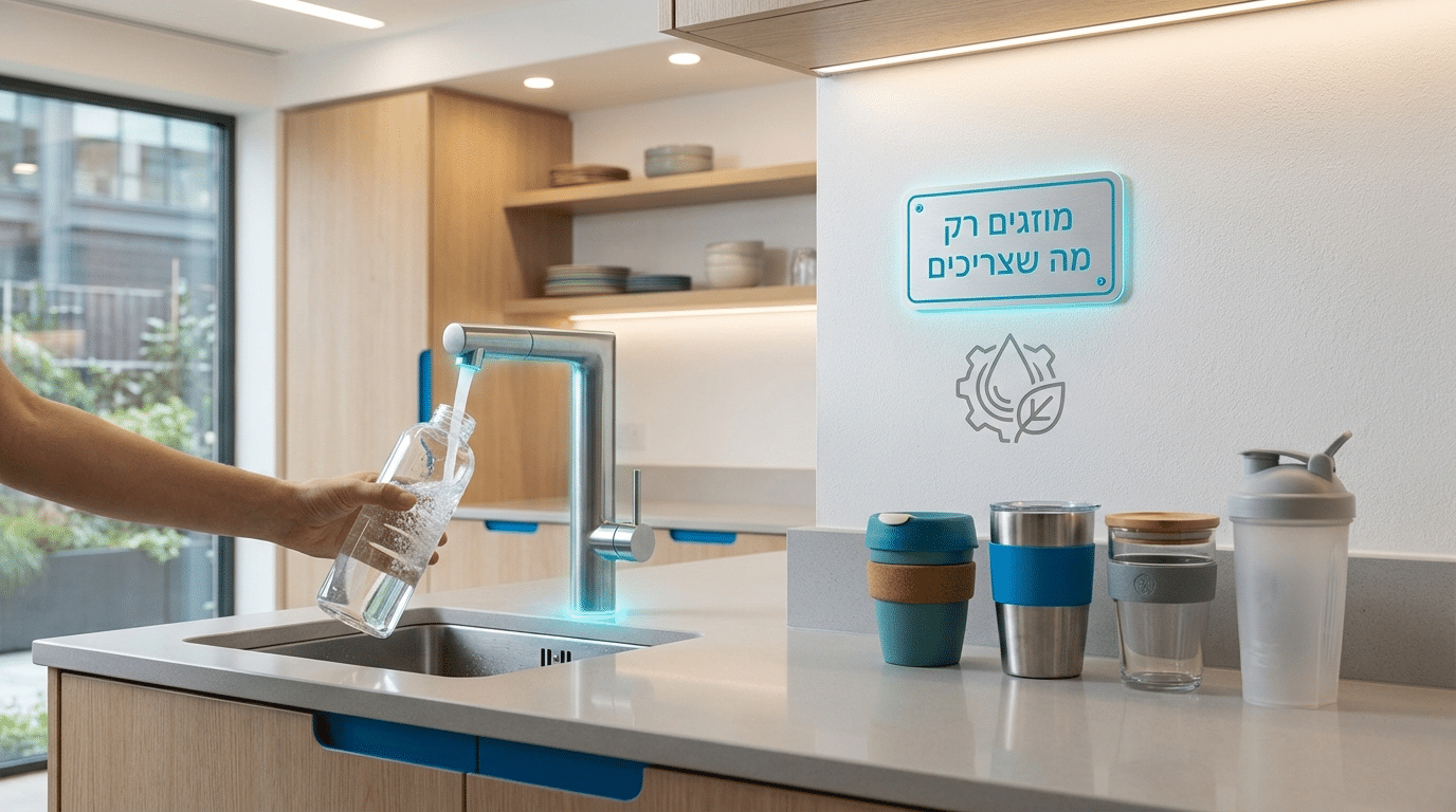 איך מצמצמים עלויות מים למשרד