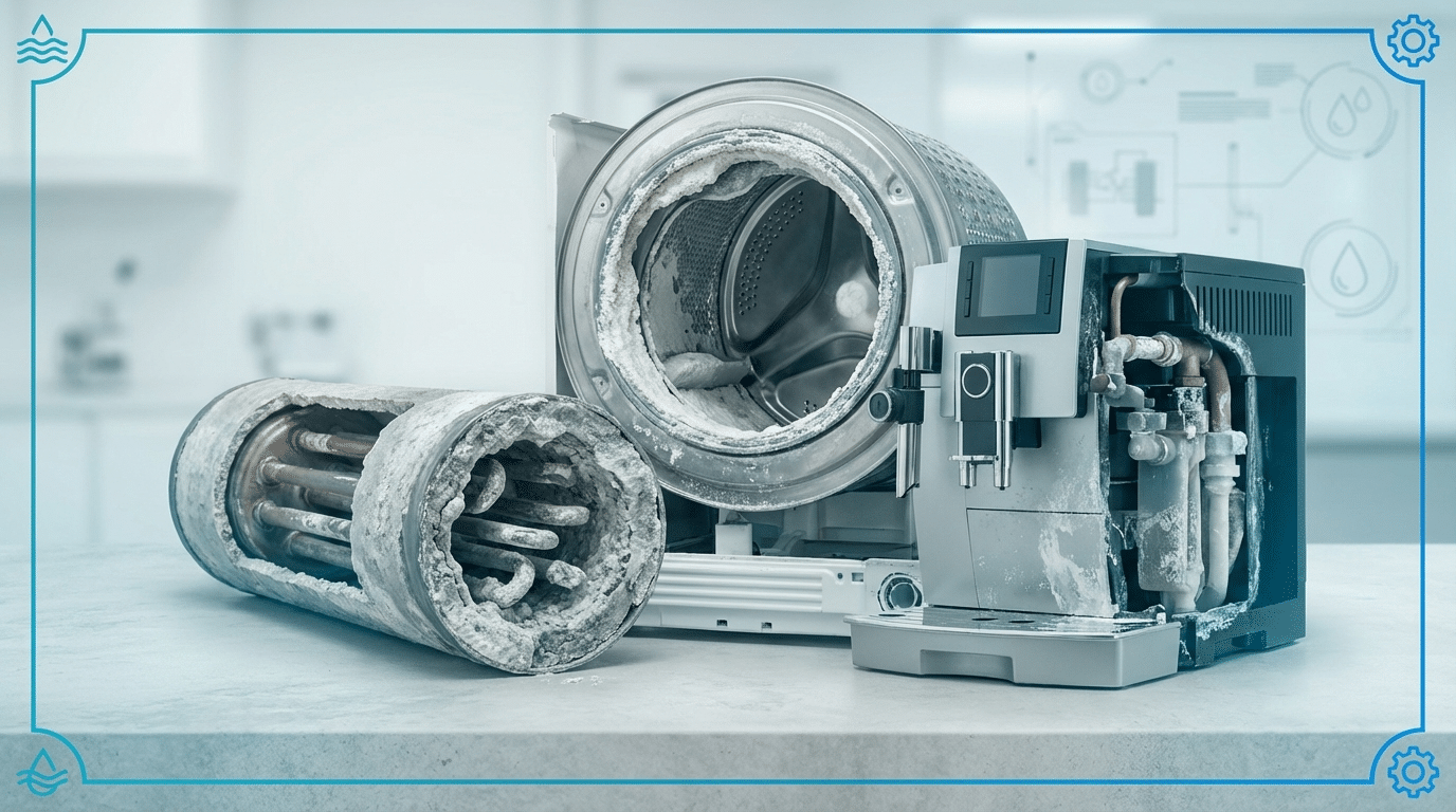 הנזק הכלכלי של מים קשים