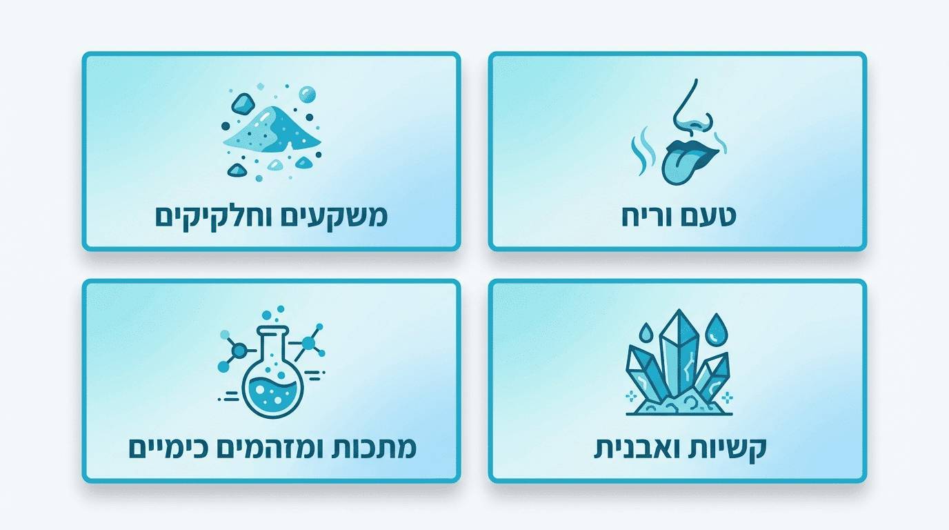 שיטות סינון מים: המדריך המלא לטכנולוגיות טיהור ופתרונות מתקדמים של מי רווה