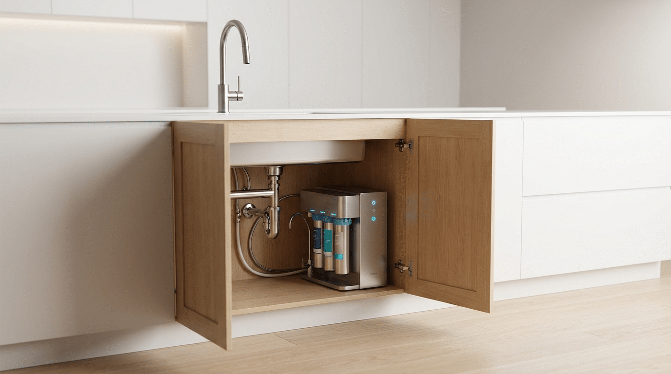 בר מים תת-כיורי - שומר על מטבח נקי ומסודר
