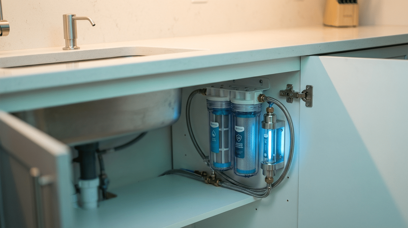 בר מים תת כיורי - מערכת טיהור מים מתחת לכיור