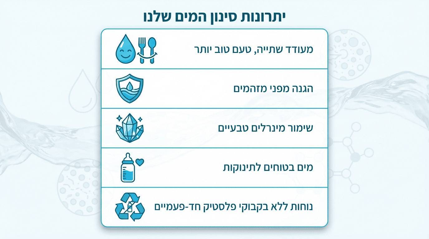 הקשר בין איכות המים לנכונות לשתות