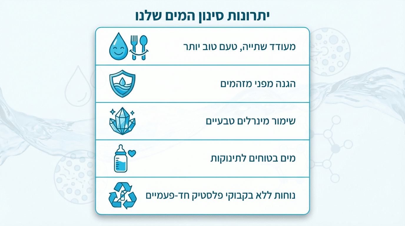 הקשר בין איכות המים לנכונות לשתות