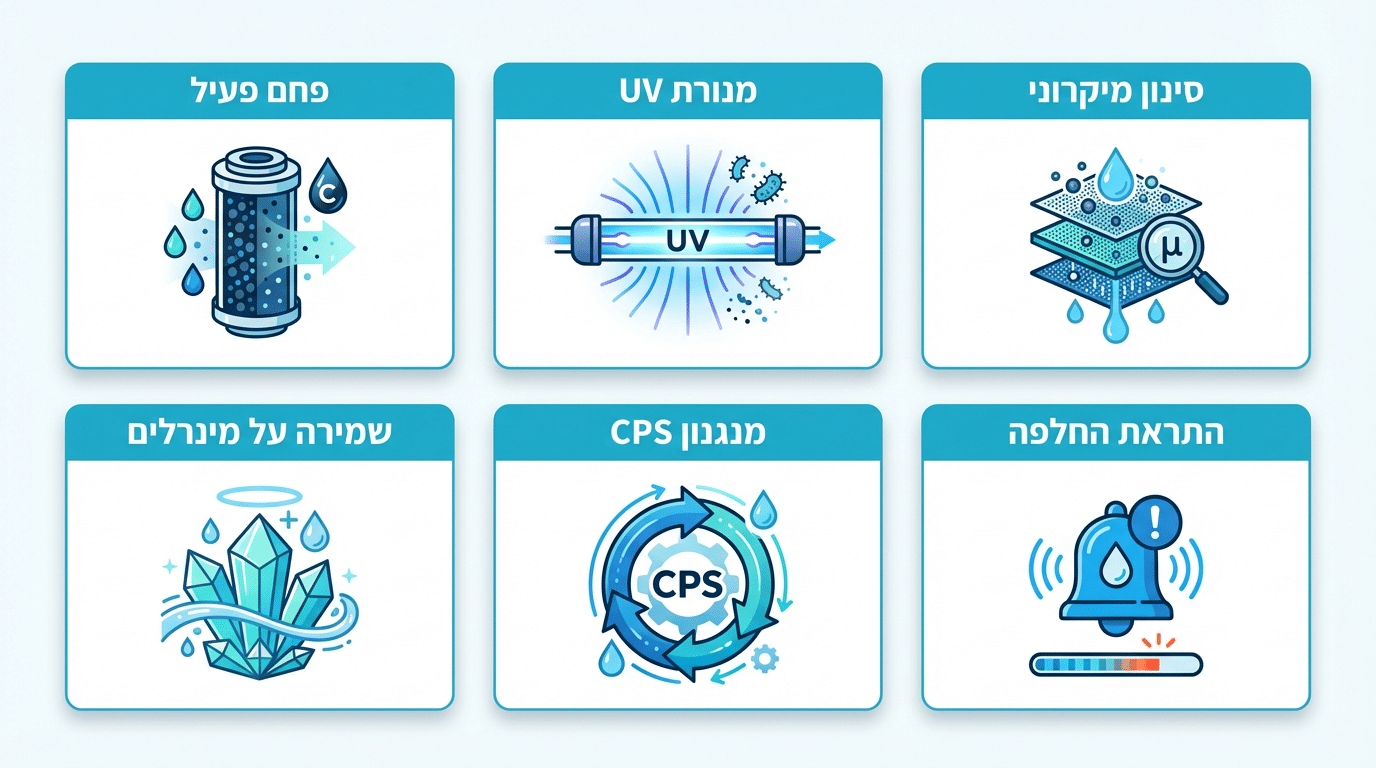 מה מערכת סינון צריכה לכלול כדי להיות אפקטיבית
